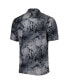 Men's Black Philadelphia Eagles Big and Tall Bahama Coast Luminescent Fronds Camp IslandZone Button-Up Shirt