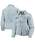 Women's New York Yankees Allover Print Button-Up Denim Jacket