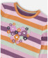 Baby Girls Baby Printed T-Shirt Multicolor Stripe