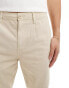 ASOS DESIGN straight chino in washed stone