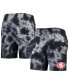 Men's Black San Francisco 49ers Tie-Dye Shorts