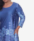 Plus Size Rella 3/4 Sleeve Tunic Top