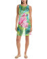 Natori Jardin Sheer Cover-Up Dress Women's