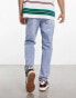 Selected Homme straight fit jeans in light wash