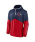 Men's Navy and Red St. Louis Cardinals Overview Half-Zip Hoodie Jacket