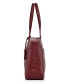 Women's Genuine Leather Dancing Bamboo Tote Bag