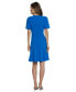 Women's Flutter-Sleeve Gathered Dress