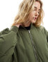 In Wear bomber jacket in olive green