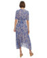 Women's Printed High-Low Midi Dress