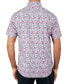 Men's Regular Fit Non-Iron Performance Stretch Paisley Print Button-Down Shirt