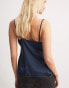 NA-KD plisse cami top in navy