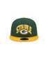 Men's X Staple Green, Gold Green Bay Packers Pigeon 9Fifty Snapback Hat