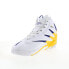 Reebok The Blast Mens White Synthetic Lace Up Athletic Basketball Shoes