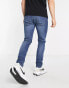 Only & Sons slim fit mid wash blue jeans