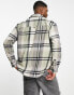 Dr Denim Frank sage check shirt