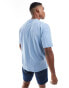 Hollister heavyweight boxy fit t-shirt in blue