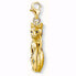 Thomas Sabo Charm-Anhänger Katze Sternenbild Sterling Silver Gold 1838-471-7