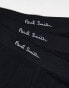 Paul Smith 3 pack trunks in black