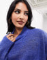 ASOS EDITION oversized knitted jumper in petrol blue