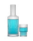 Elle Fluted Bedside Decanter, 26 oz, 9 oz, Set of 2