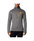 Men's Gray Tennessee Volunteers Park View Grid Fleece Omni-Wick Half-Zip Jacket