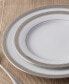 Crestwood Platinum Set of 4 Dinner Plates, Service For 4