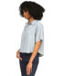 MICHAEL Women's Pleated-Back Button-Front Top