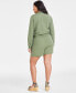 Women's Long-Sleeve Utility Romper, Created for Macy's