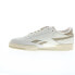 Reebok Club C Revenge Vintage Mens Beige Leather Lifestyle Sneakers Shoes 10.5