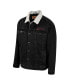 Men's x Wrangler Charcoal Auburn Tigers Western Button-Up Denim Jacket