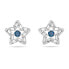 Swarovski Damen Ohrringe Ohrstecker Stella Verschiedene Schliffe, Blau, Rhodiniert 5639188