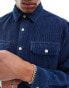 Levi's Jackson cord worker shirt in navy