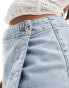 New Look denim wrap skort