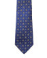 Canali Printed Silk Tie Men's Blue Os