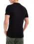 River Island 3 pack muscle fit t-shirts in black