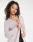 Vero Moda Tall longline cardigan in pink