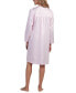 Women's Embroidered Long-Sleeve Nightgown