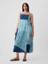 Indigo Patchwork Maxi Dress