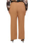 Plus Size Lux High Rise Straight-Leg Pants