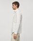 Men's Regular-Fit Striped Cotton-Linen Shirt