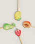 Pack of wooden skewers with fruits (pack of 24)