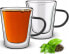 Lamart SZKLANKA LT 9120 300 ML VASO COLOR, 2 SZTUKI (TEA, LATTE, Z CZARNYM UCHWYTEM)