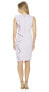 Calvin Klein 155988 Women's Ruffle Scuba Sheath Dress Sleeveless Opal Sz. 8