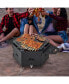 Portable Charcoal Grill Stove Rotatable with Foldable Body and Legs with Handles