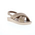 Softwalk Eden S2219-146 Womens Beige Wide Leather Wedges Sandals Shoes