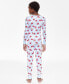 Family Pajamas Little & Big Kids Santa Toss Matching Family Christmas Pajamas Cotton Snug-Fit Pajamas, Created for Macy's