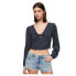 SUPERDRY Crop long sleeve blouse