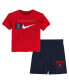 Preschool Red/Navy Boston Red Sox Two-Piece T-Shirt Shorts Set