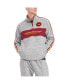 Men's Heathered Gray Washington Football Team Mario Quarter-Zip Jacket