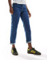 DTT Lou mom jeans in mid blue wash